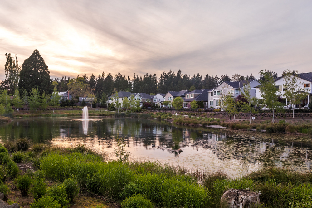 Wilsonville Oregon suburban homes